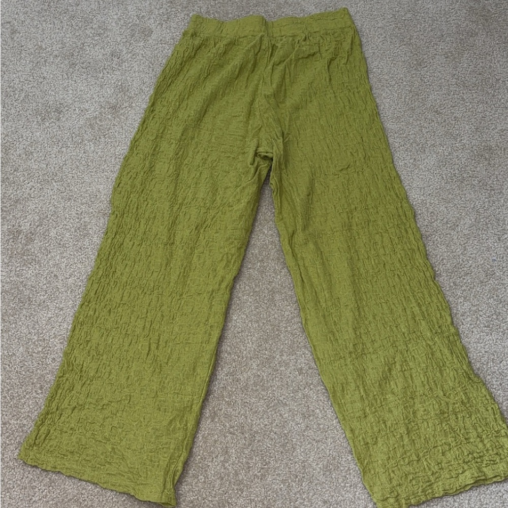 MANGO Women’s Flare Green Pants - Picture 8 of 8